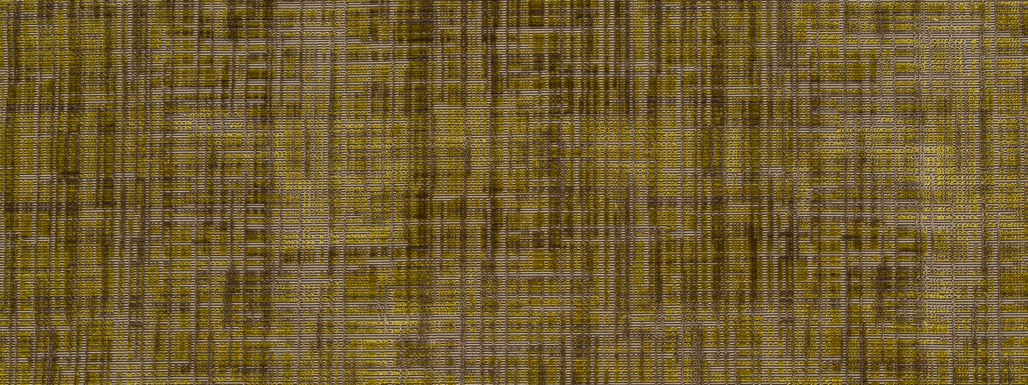 Grid Velvet | Chartreuse