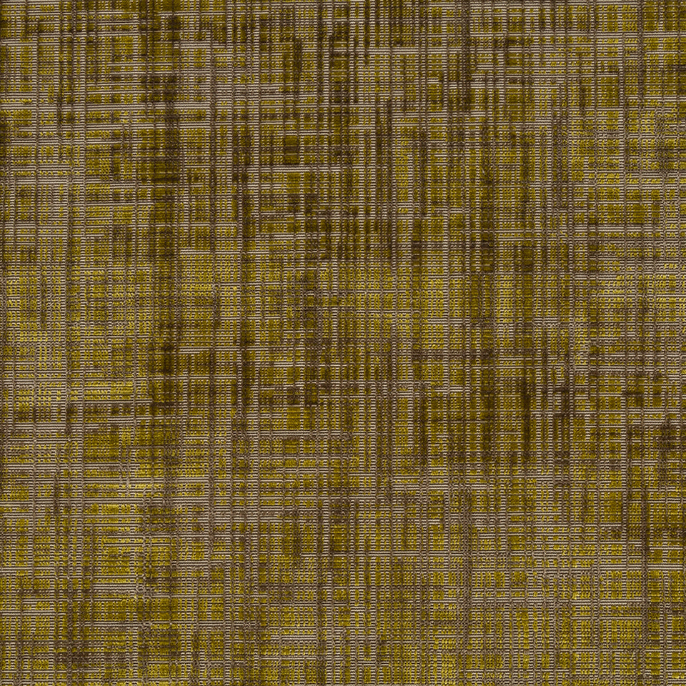 Grid Velvet | Chartreuse