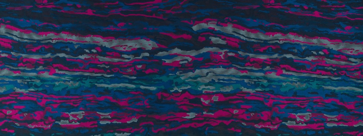 Striatto | Batik Blue - Drapery - Fabric