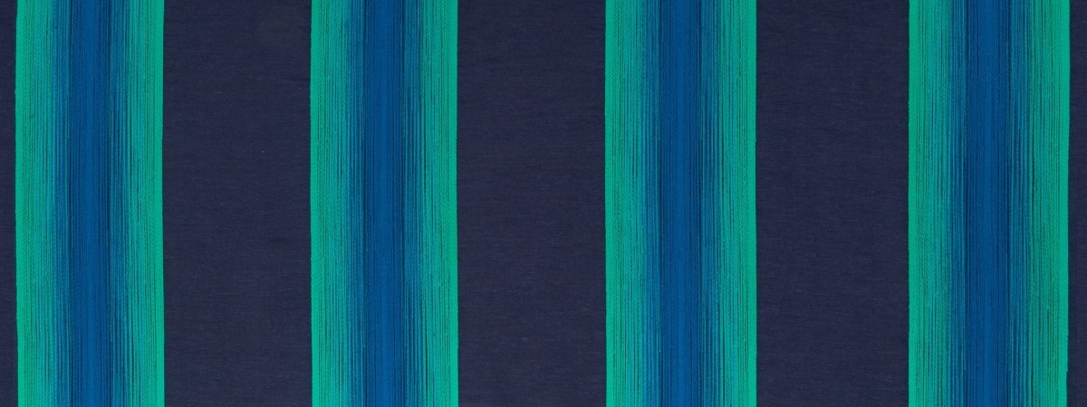 Alma Stripe | Navy - Drapery - Fabric