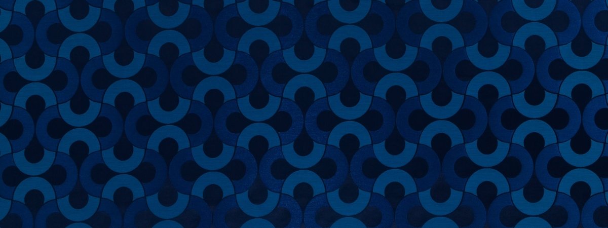 SETTING CIRCLE | BATIK BLUE - Drapery - Fabric