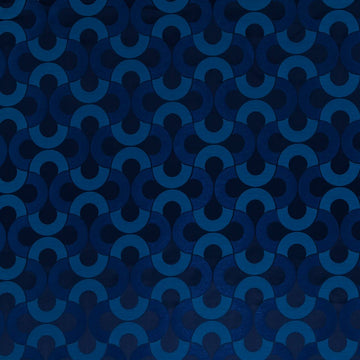 SETTING CIRCLE | BATIK BLUE - Drapery - Fabric
