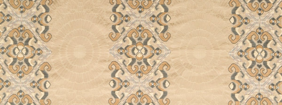 AMMOLITE | SILVER GOLD - Drapery - Fabric