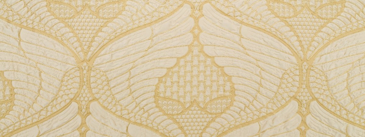 Winged Victory | Gold - Drapery - Fabric