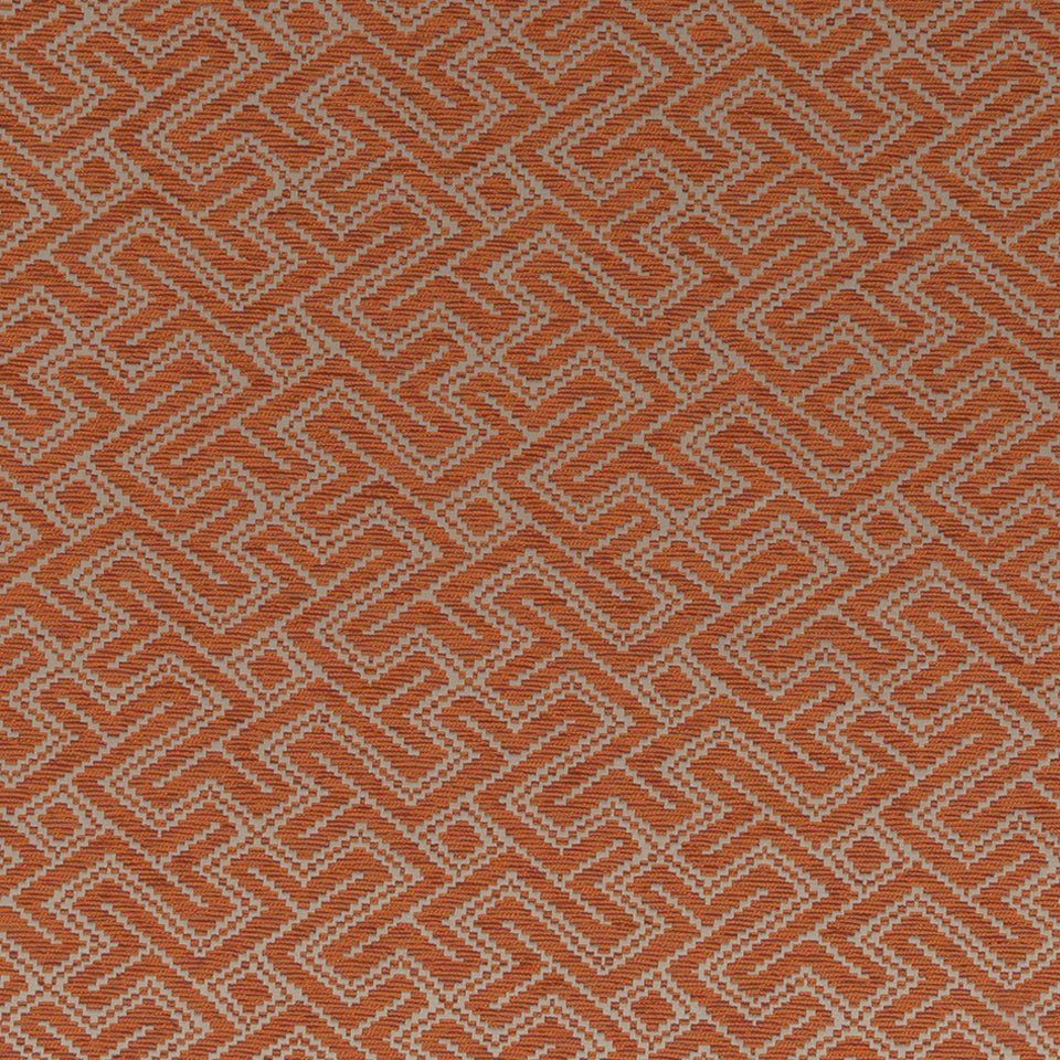 MITERED MAZE | CARNELIAN - Upholstery - Fabric