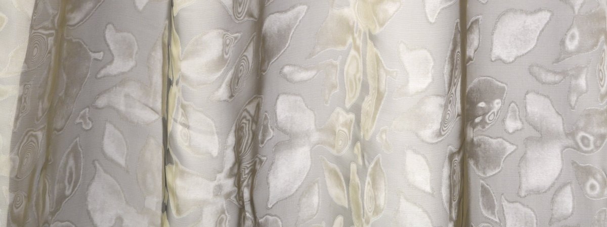 LEAF MOTIF | ONYX - Drapery - Fabric