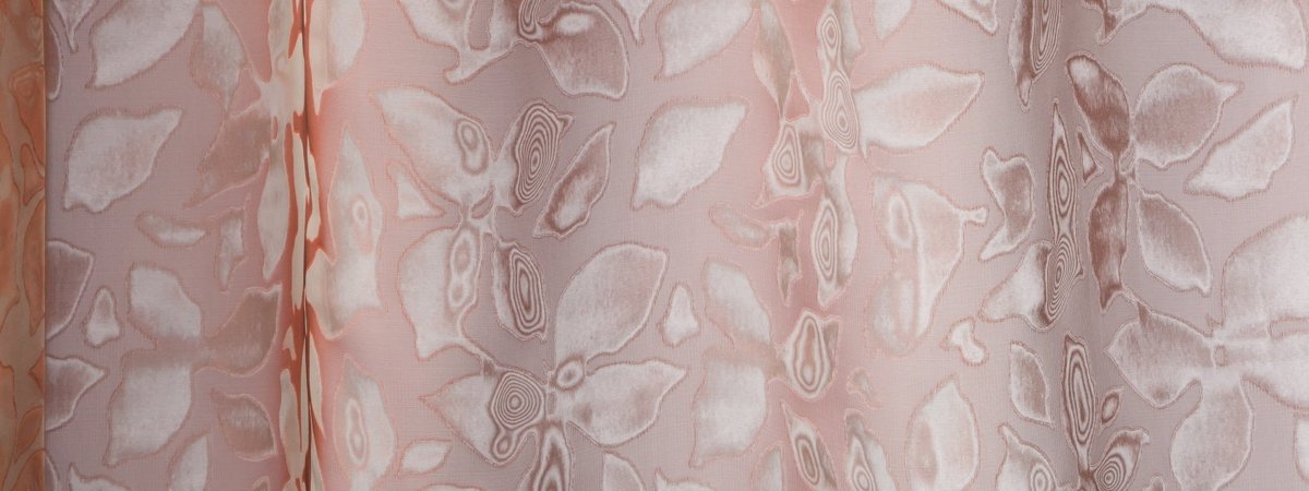 LEAF MOTIF | CARNELIAN - Drapery - Fabric