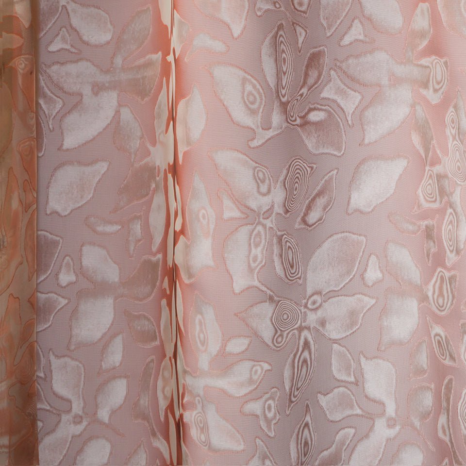 LEAF MOTIF | CARNELIAN - Drapery - Fabric