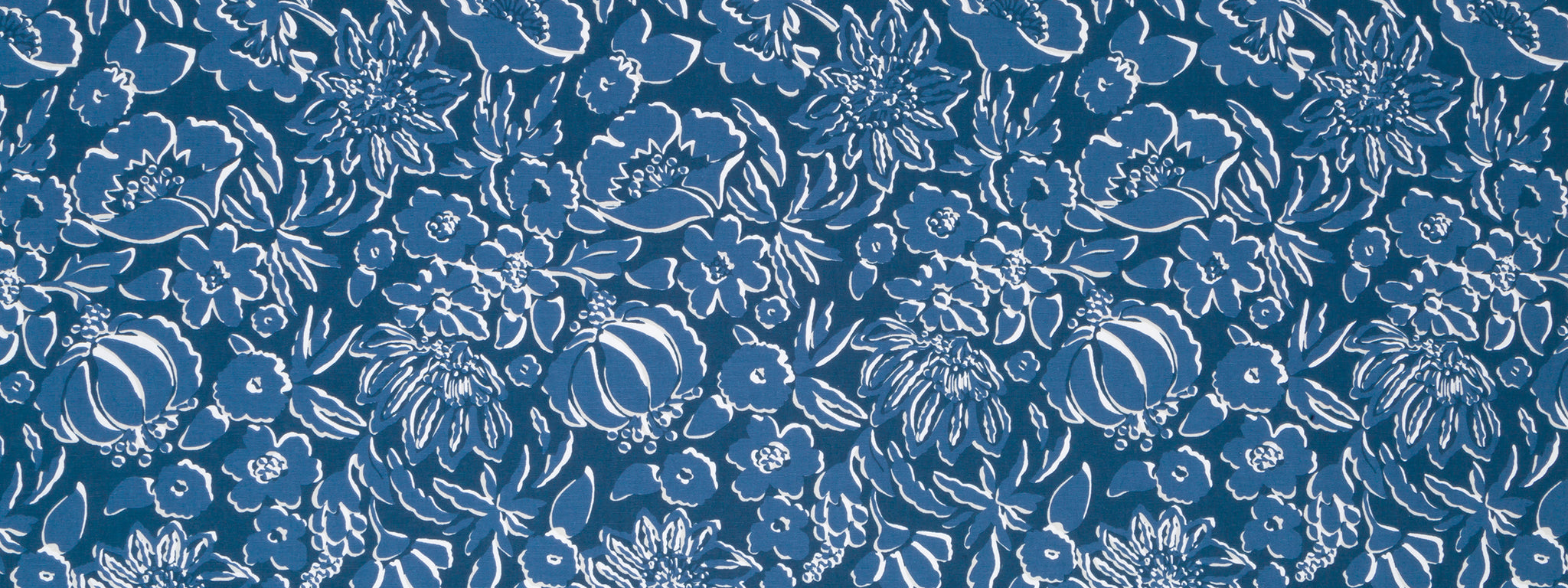 Thea Damask | Indigo