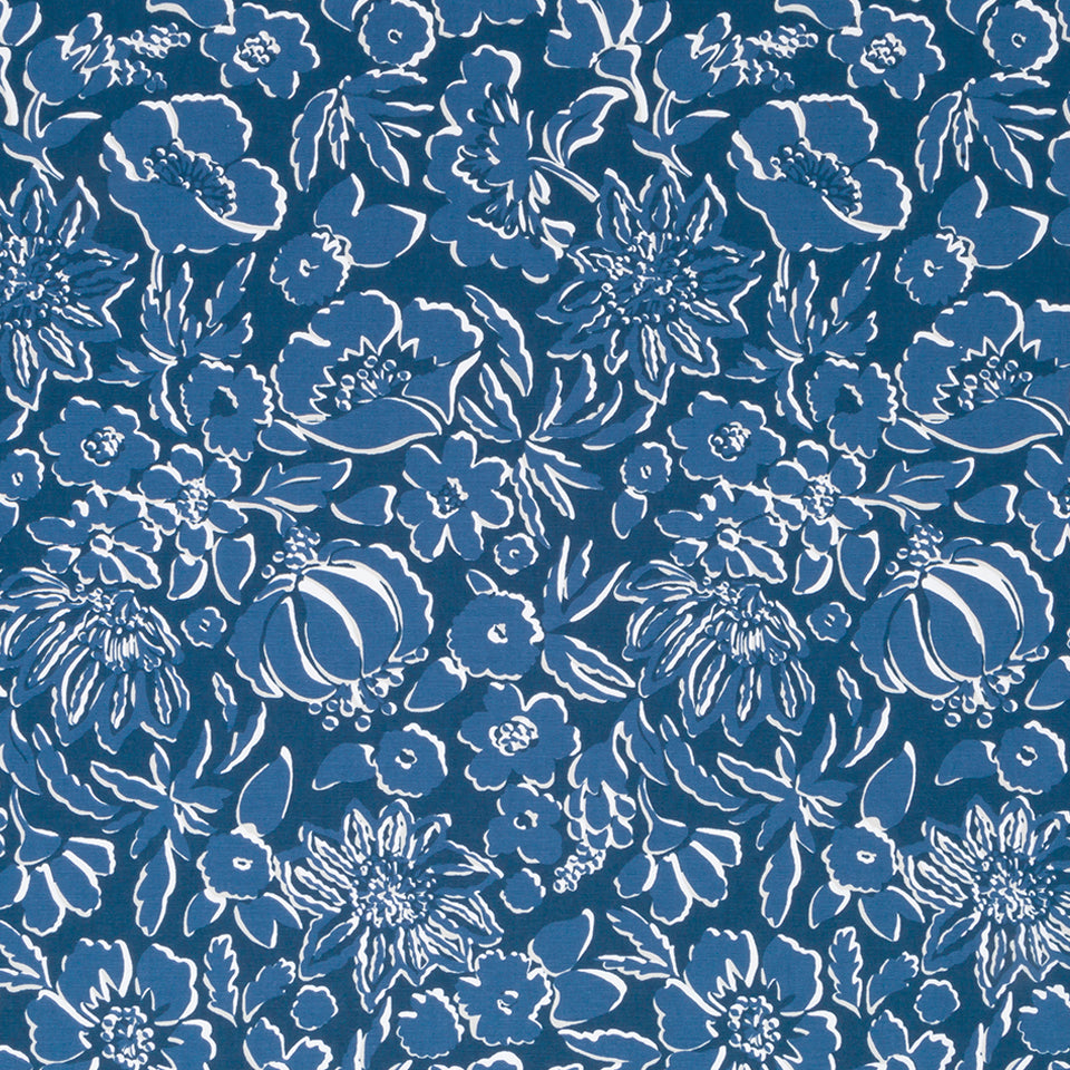 Thea Damask | Indigo