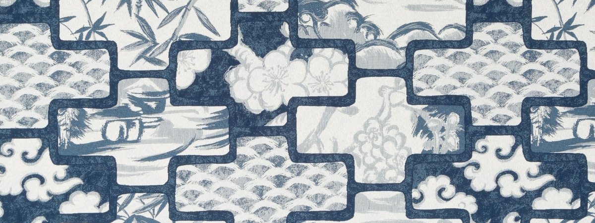KENJI RR BK | INDIGO - Upholstery - Fabric