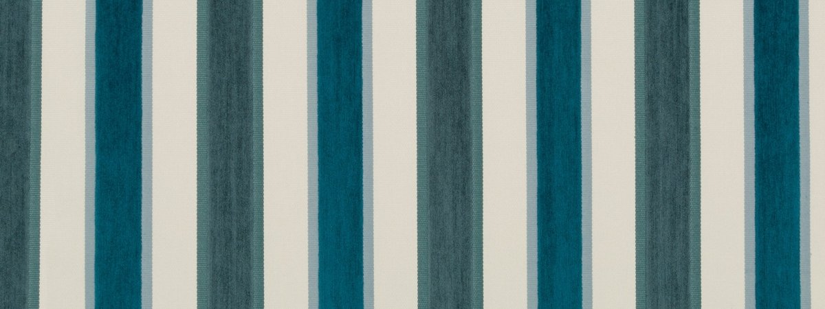 HIGH LO STRIPE | BLUE PINE - Upholstery - Fabric
