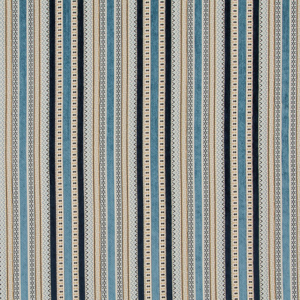 FAIR ISLE | DENIM - Upholstery - Fabric