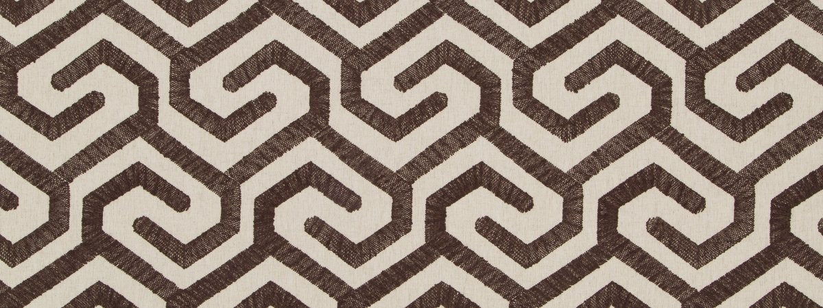 Maze For Days | Carob - Upholstery - Fabric
