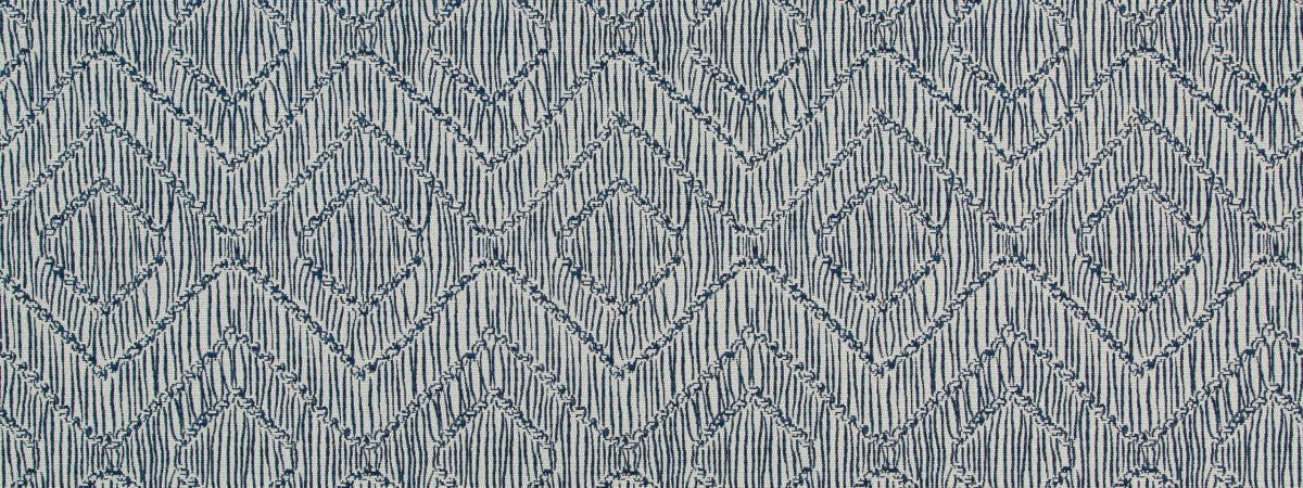 RATTAN FRET BK | INDIGO - Upholstery - Fabric