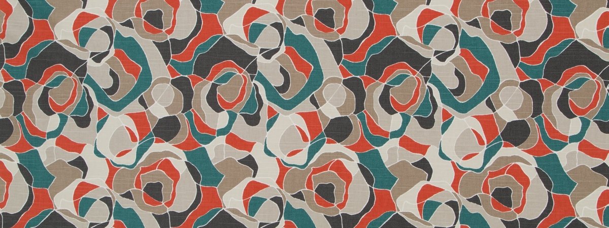 ORTENSIA | PERSIMMON - Print - Fabric