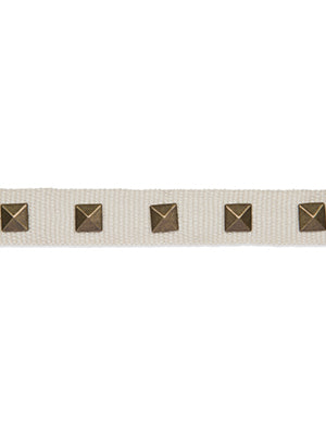 STUDDED TAPE | PALE CREAM
