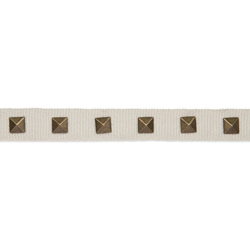 STUDDED TAPE | PALE CREAM