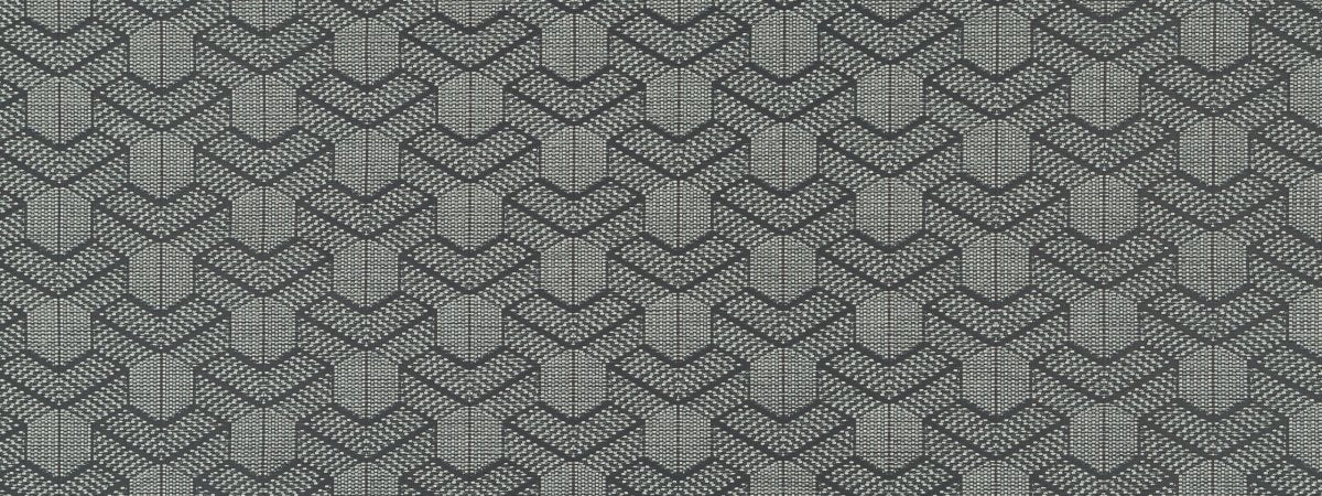 Carlo Geo | Graphite - Woven - Fabric