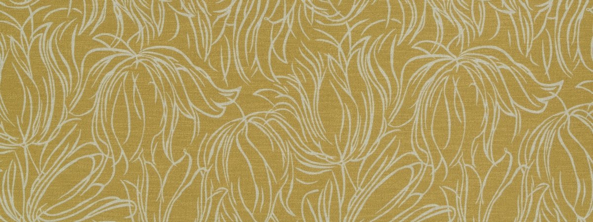 Tulip Etch | Brass - Upholstery - Fabric