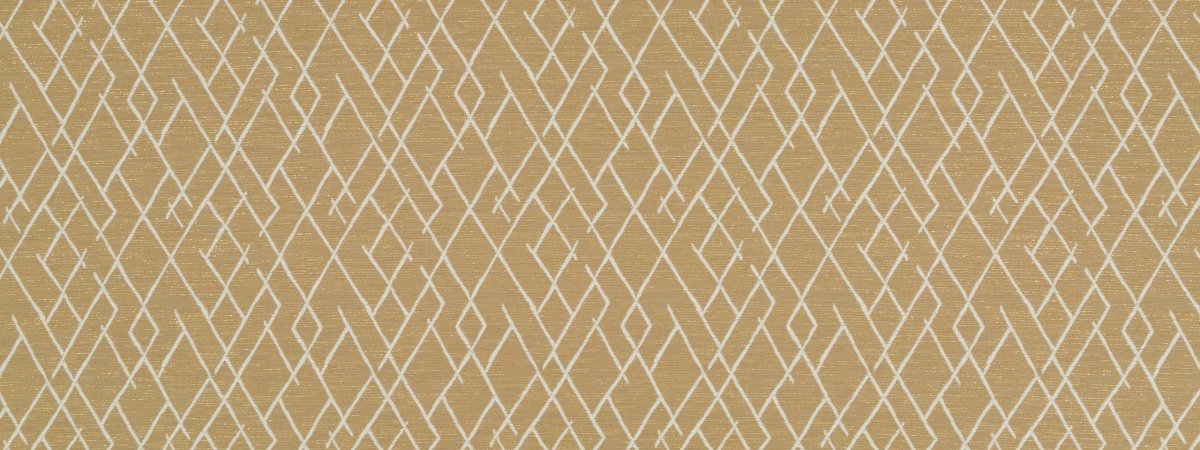 BROKEN TRELLIS | BRASS - Upholstery - Fabric
