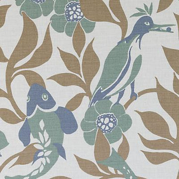 LE42553 | 28-SEAFOAM - Print - Fabric