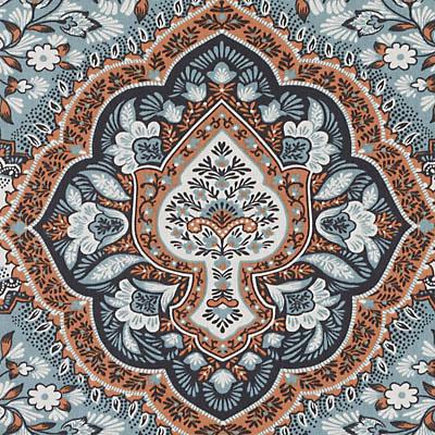 DE42569 | 19-AQUA - Print - Fabric