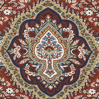 DE42569 | 73-RED/BLUE - Print - Fabric