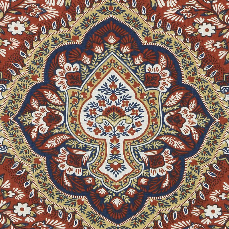 DE42569 | 73-RED/BLUE - Print - Fabric