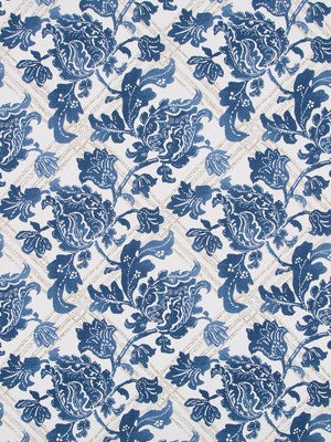 FLORAL LATTICE | INDIGO