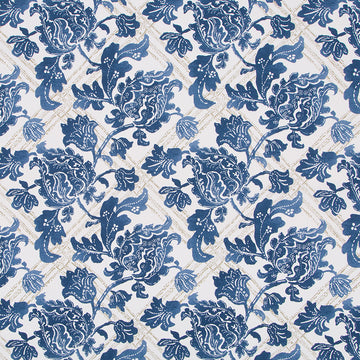 FLORAL LATTICE | INDIGO