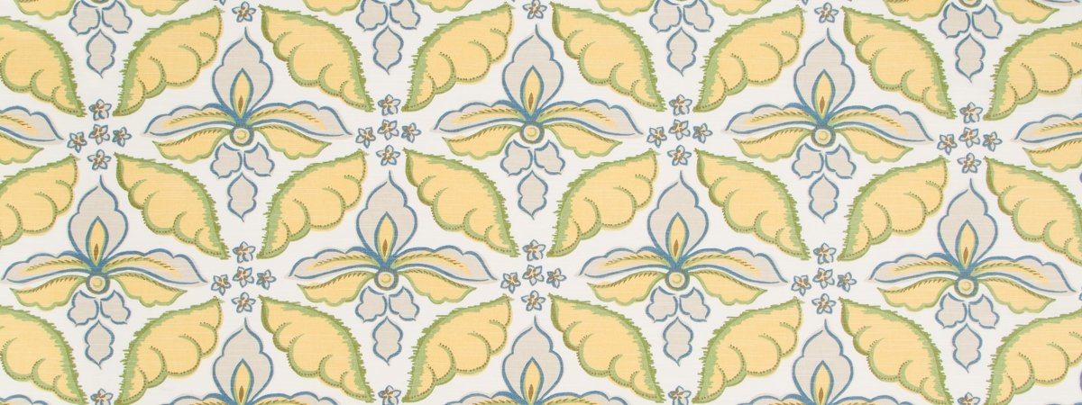 PAINTED DAMASK | LEAF - Print - Fabric