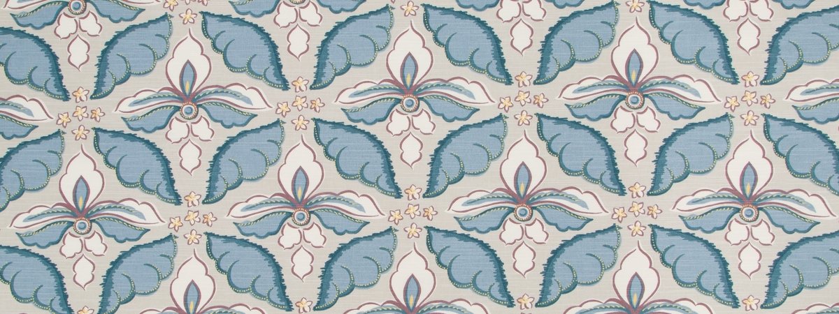 PAINTED DAMASK | SOFT PLUM - Print - Fabric