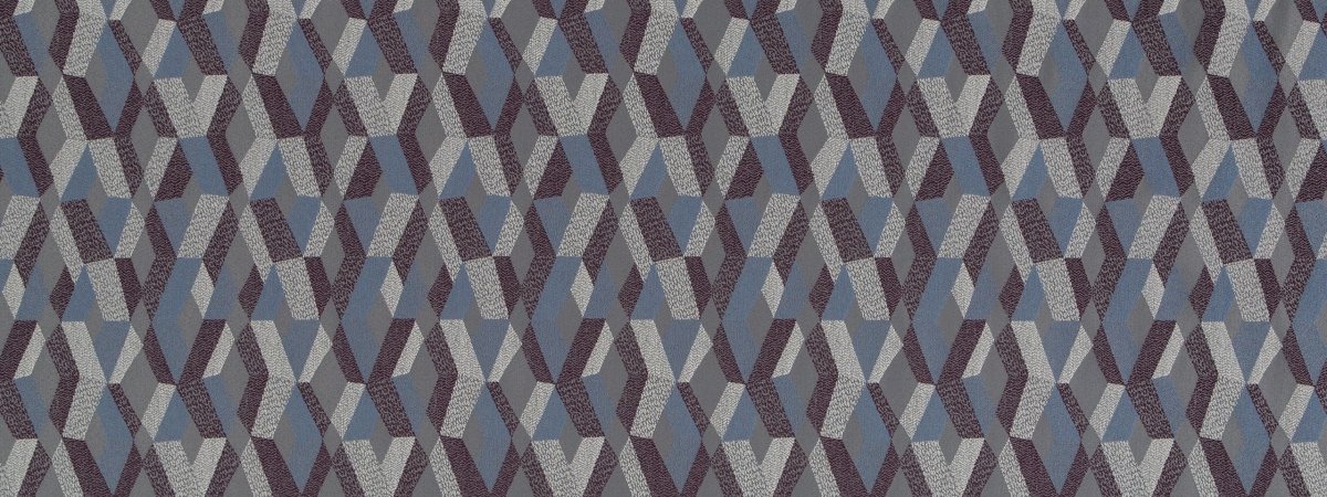 DART DIAMOND | AUBERGINE - Upholstery - Fabric