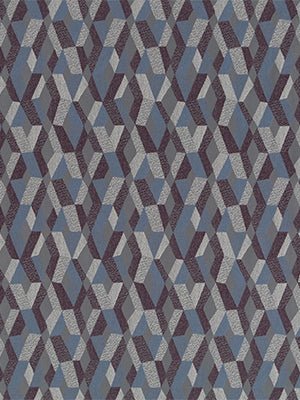 DART DIAMOND | AUBERGINE - Upholstery - Fabric
