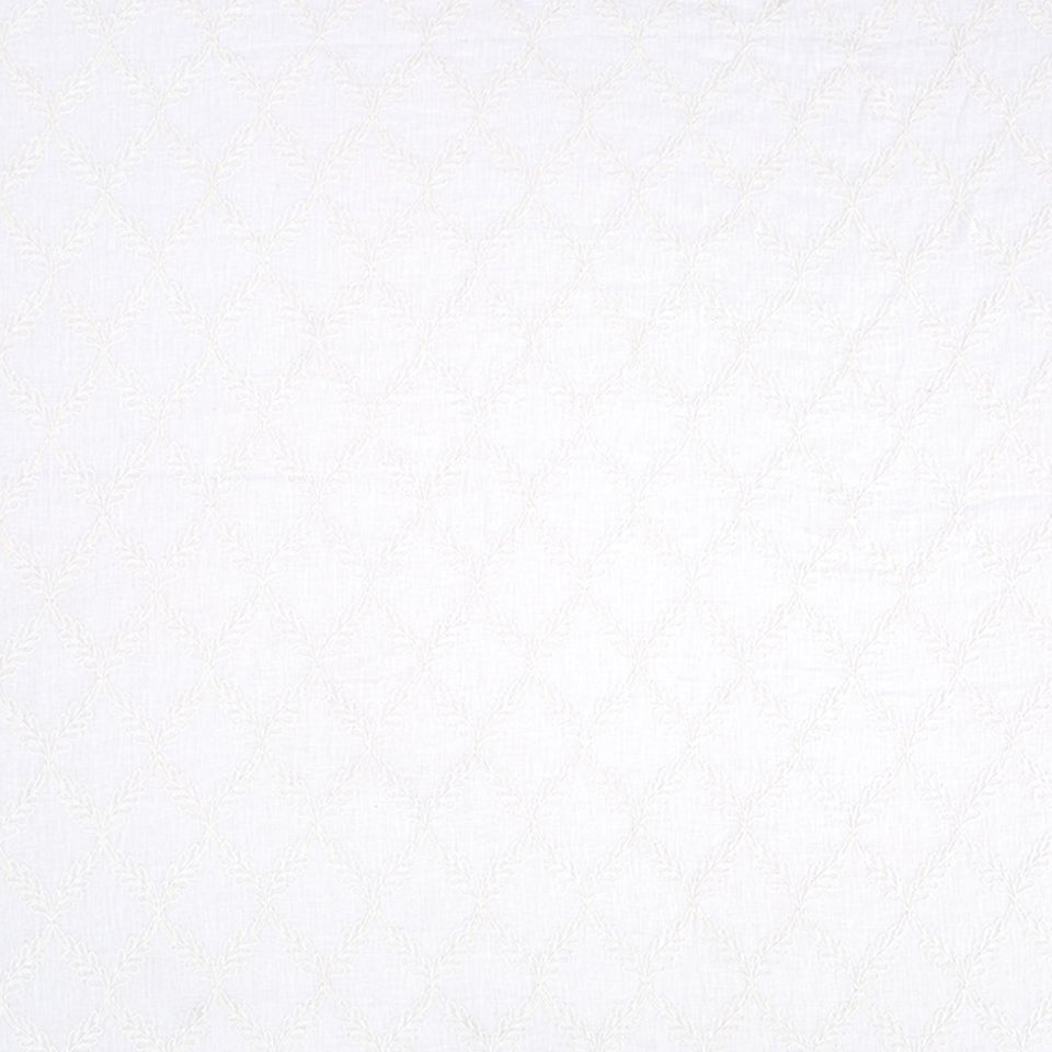 LEAF LATTICE | GLACIER - Drapery - Fabric