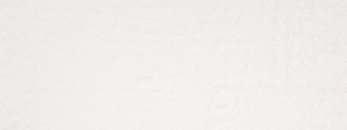 LEAF LATTICE | IVORY - Drapery - Fabric