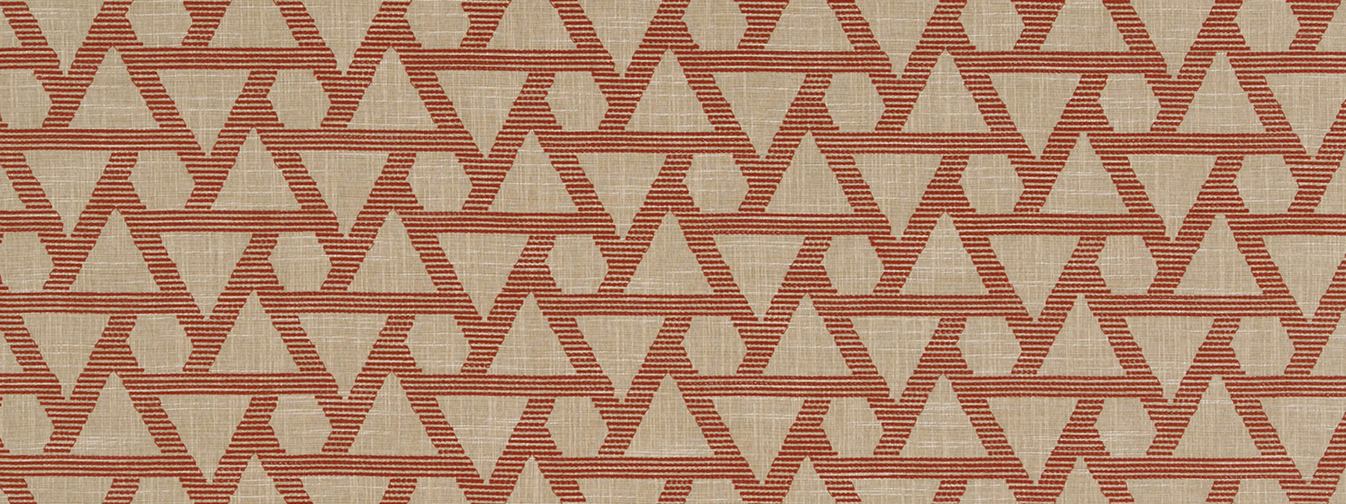 GEO STITCH | PERSIMMON