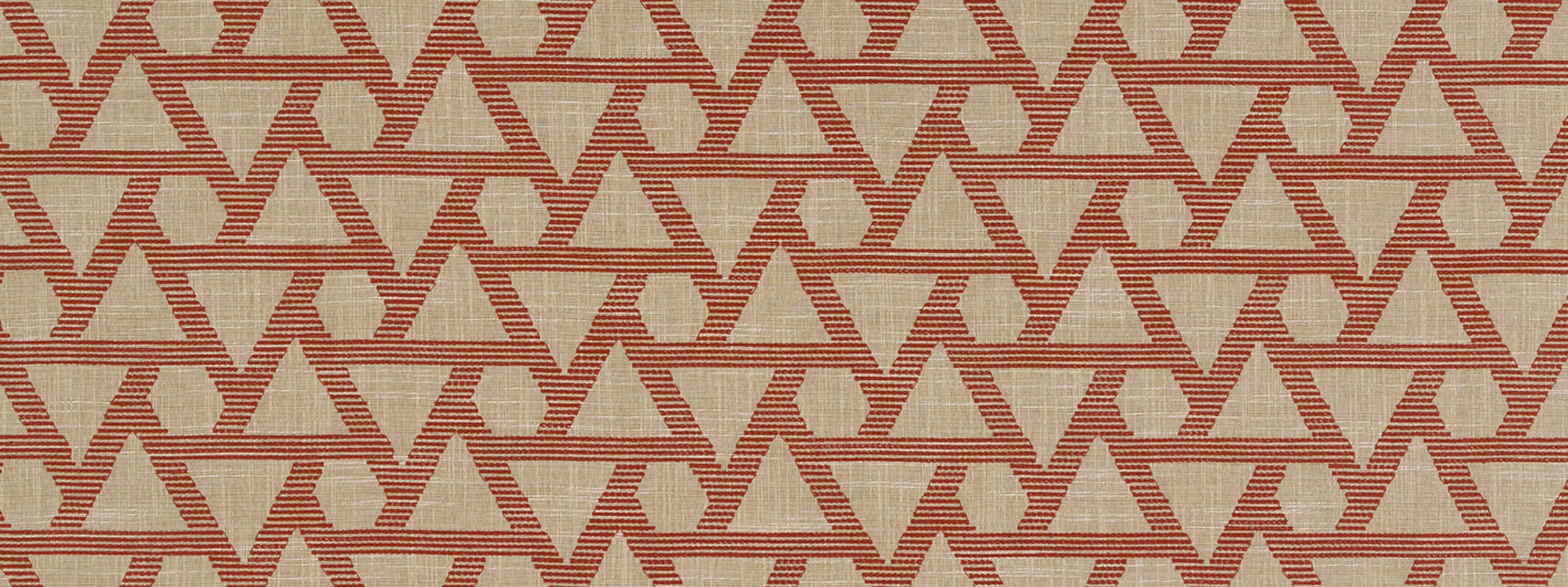 GEO STITCH | PERSIMMON