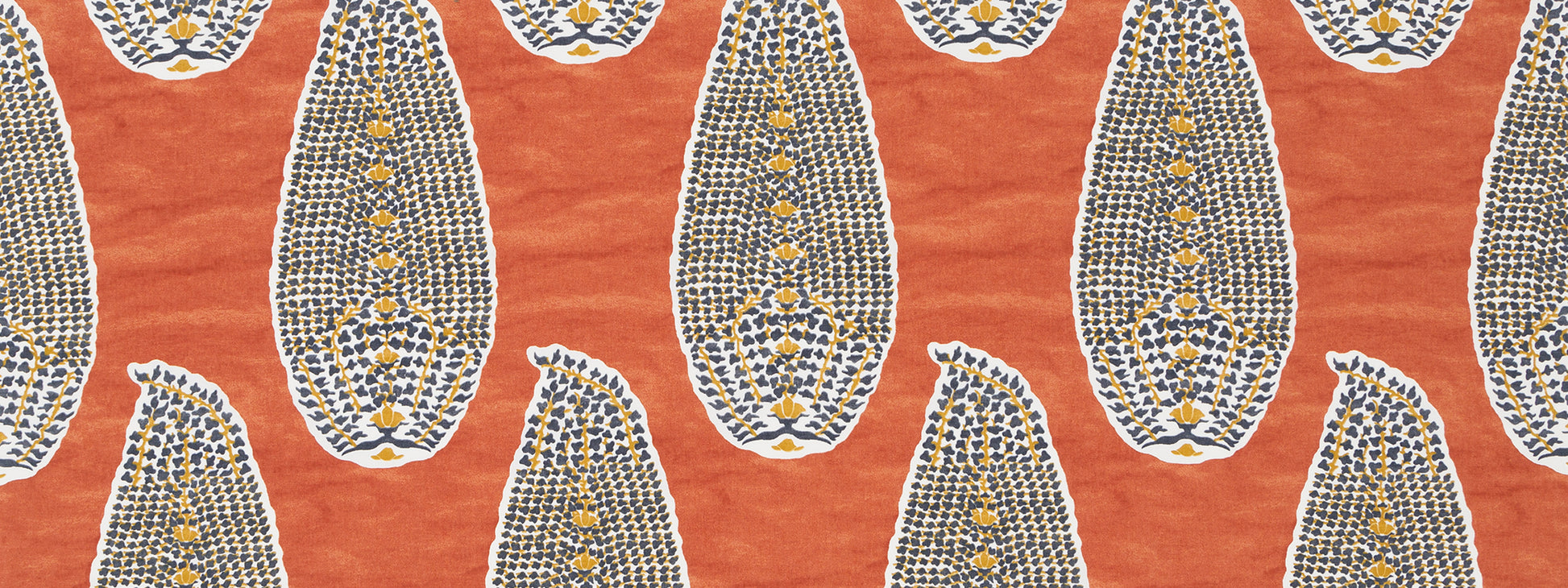 PAISLEY STAMP | PERSIMMON