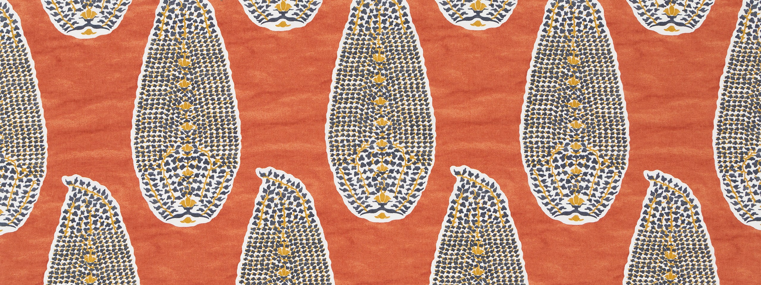 PAISLEY STAMP | PERSIMMON