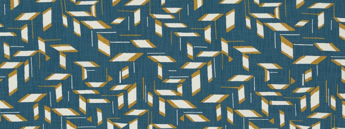 BLOCK SHAPES | JADE - Print - Fabric