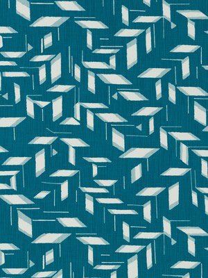 BLOCK SHAPES | PEACOCK - Print - Fabric