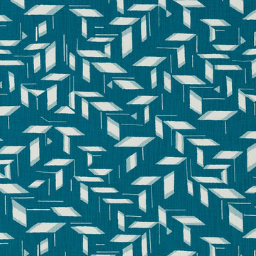 BLOCK SHAPES | PEACOCK - Print - Fabric