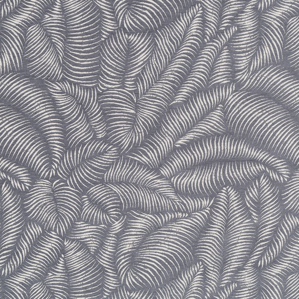 Tropic Ferns Bk | Slate - Woven - Fabric