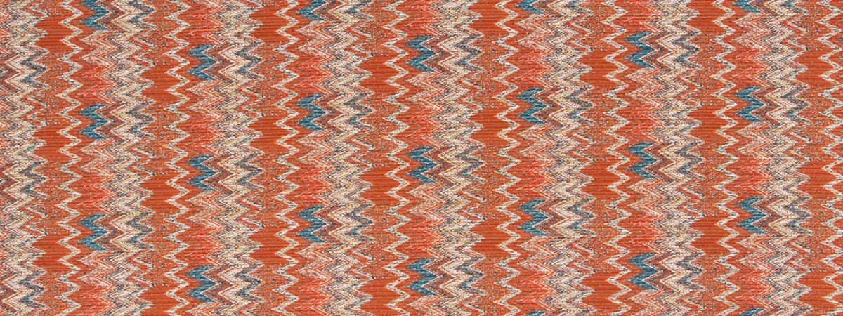 SAWTOOTH WAVE | TOMATO - Upholstery - Fabric