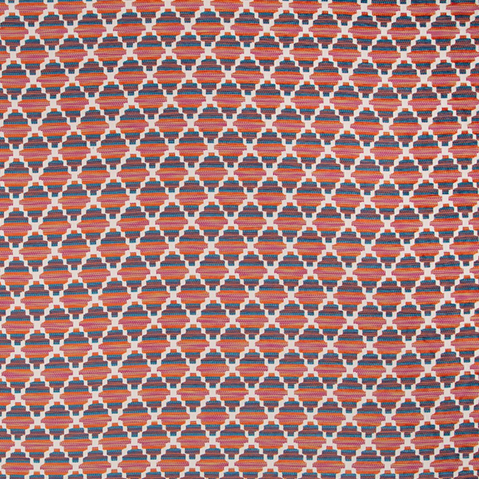 Festive Lights | Tomato - Upholstery - Fabric