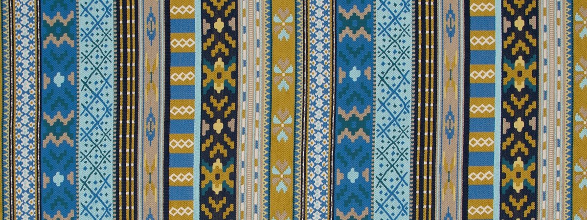 PUEBLO STRIPE | AZURE - Upholstery - Fabric
