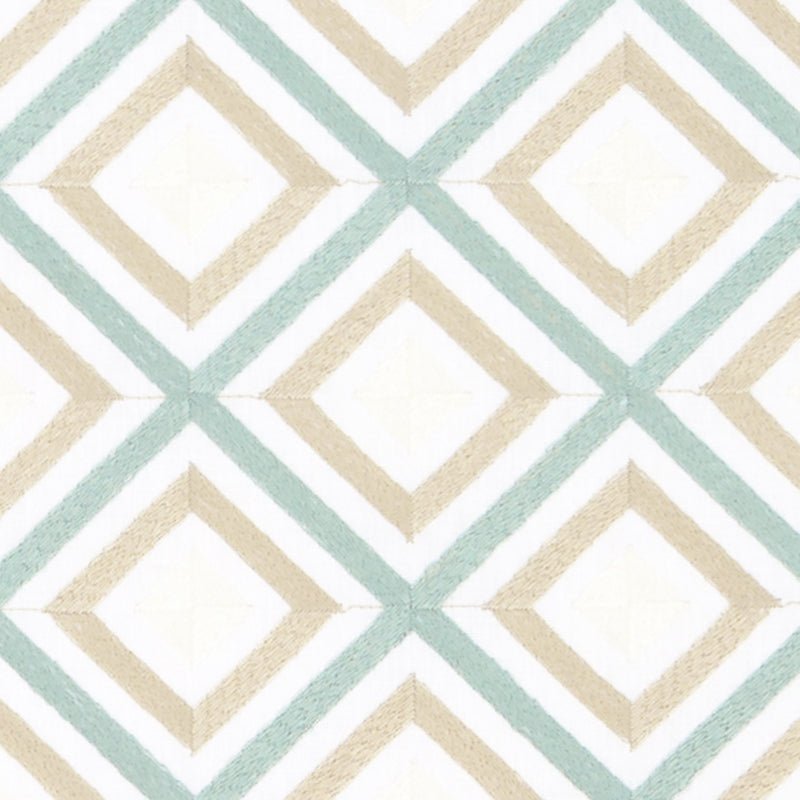 DA61860 | 594-AQUA/GOLD - Drapery - Fabric