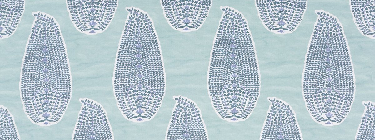 PAISLEY SHAPES | AQUATINT - Print - Fabric